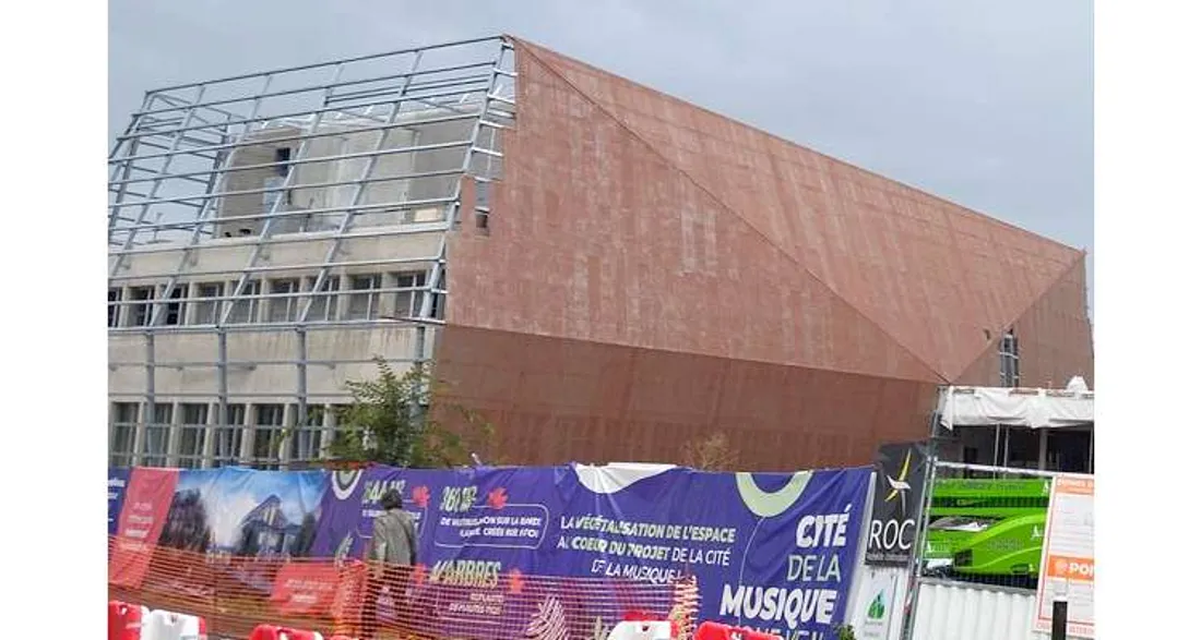 Cité de la Musique Simone Veil en construction