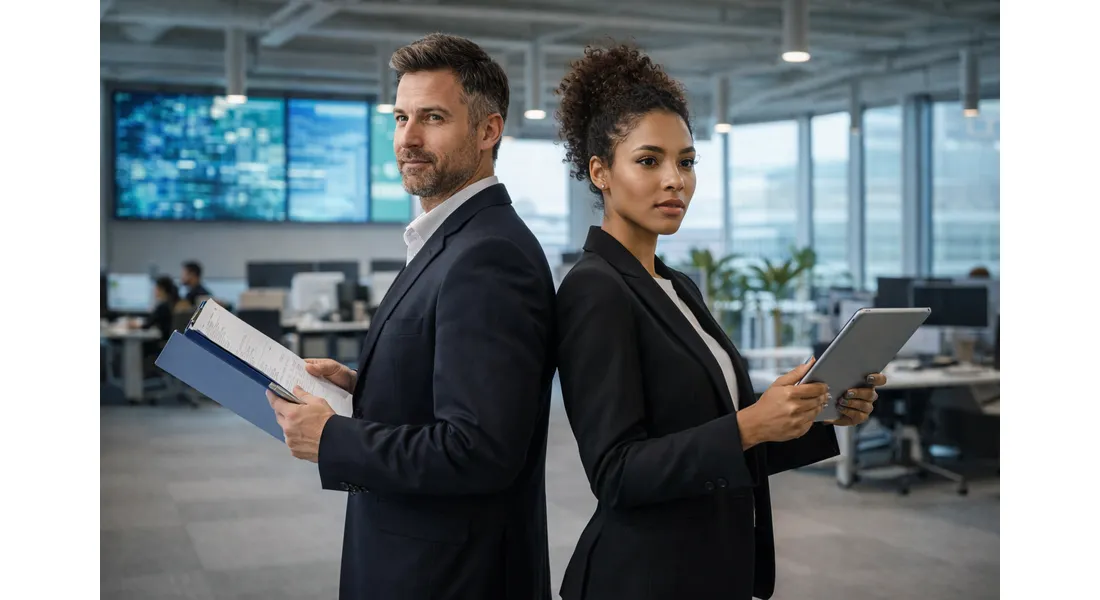 Collègues en entreprise