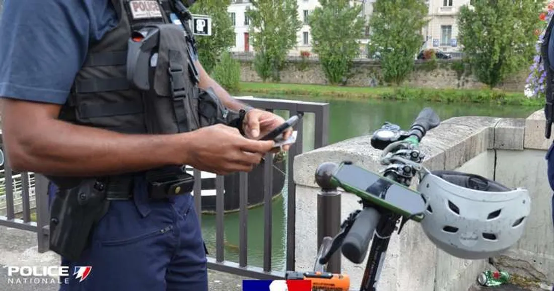 Contrôle de trottinette électrique