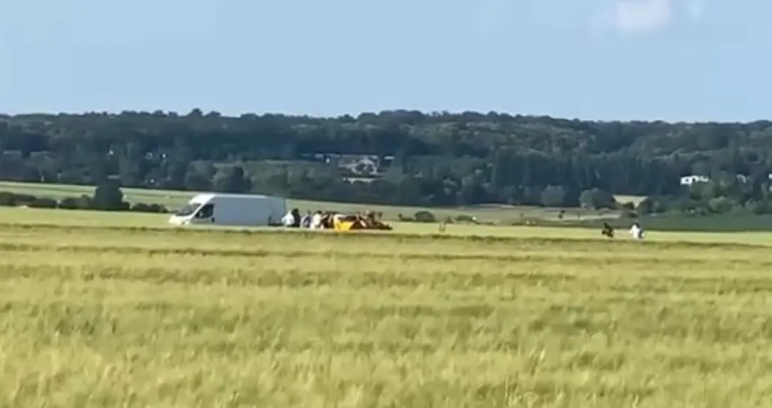 Crash à l'aérodrome de Chavenay