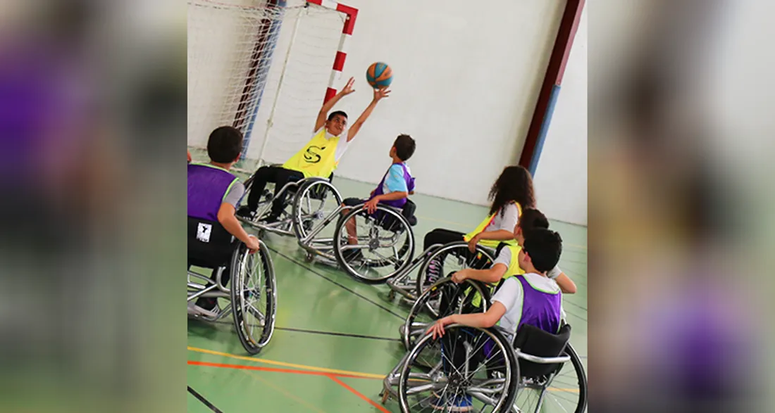 Match de handi basket