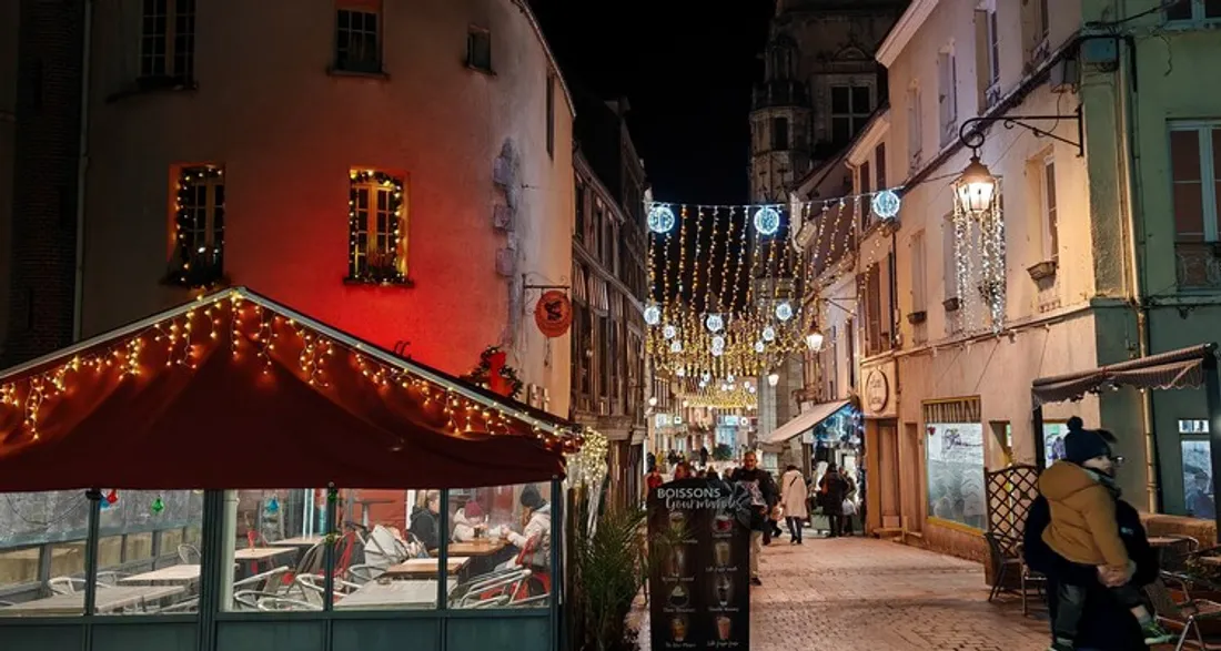 Dreux décorée pour les fêtes