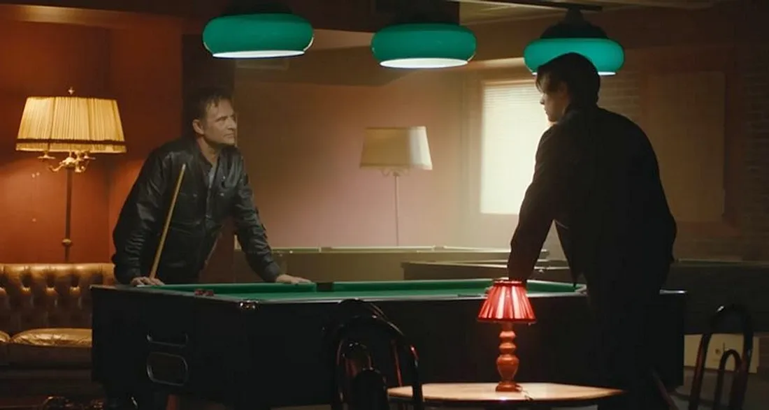 David Hallyday et son fils Cameron