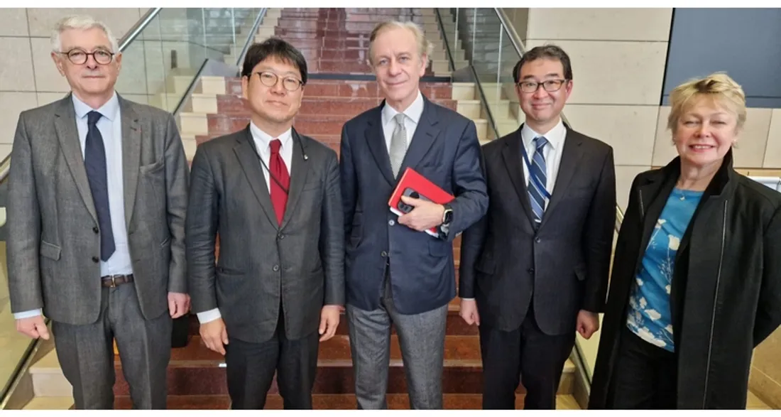 Réception d'une délégation japonaise