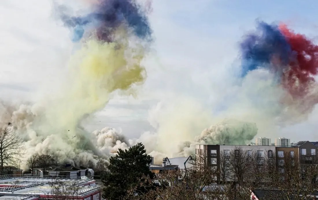 Démolition des tours Camargue et Chambord