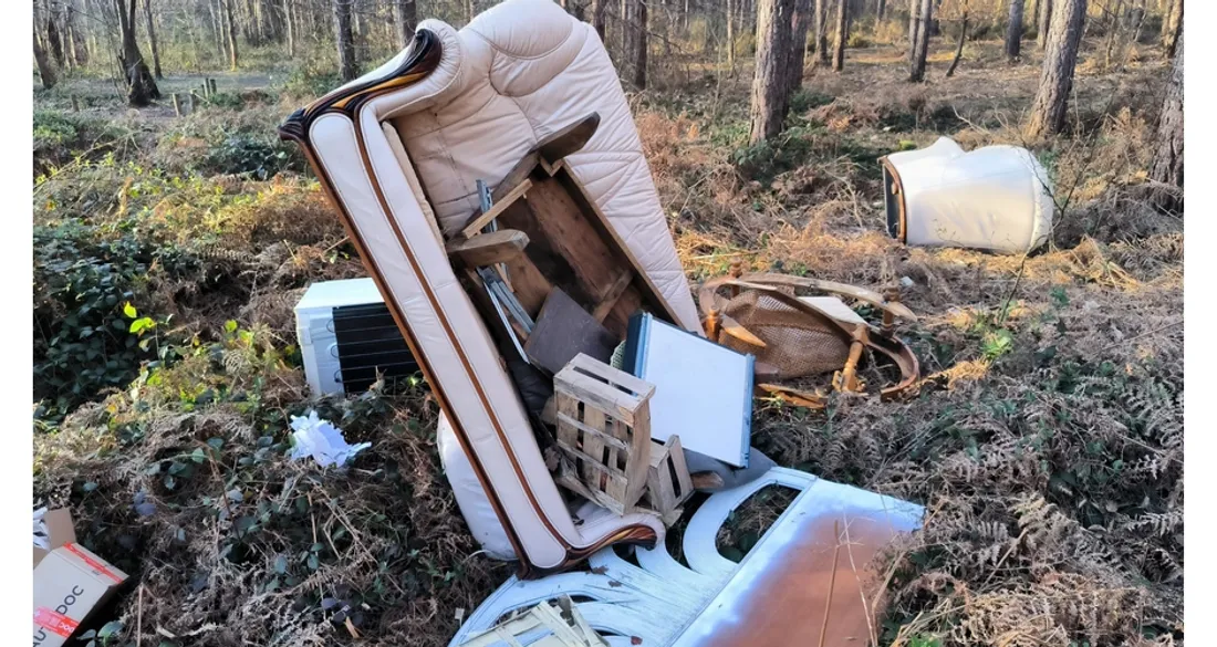 Dépôt sauvage de déchets