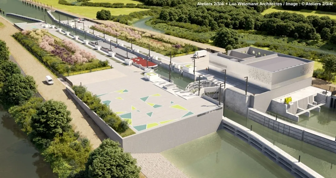 Future écluse de Montmacq / Cambronne-lès-Ribécourt