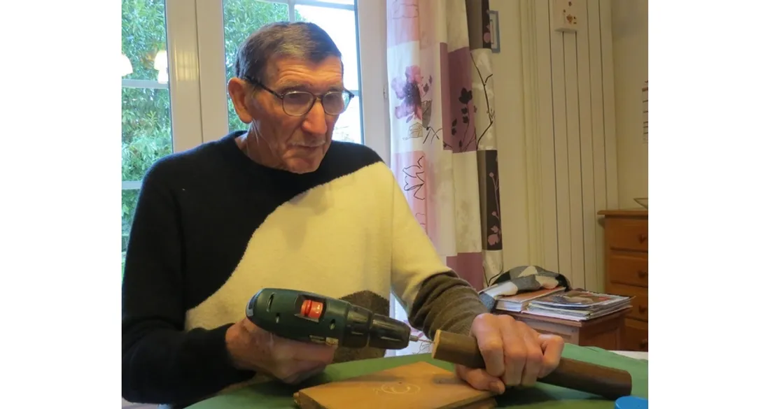 Édouard Bahr en pleine action