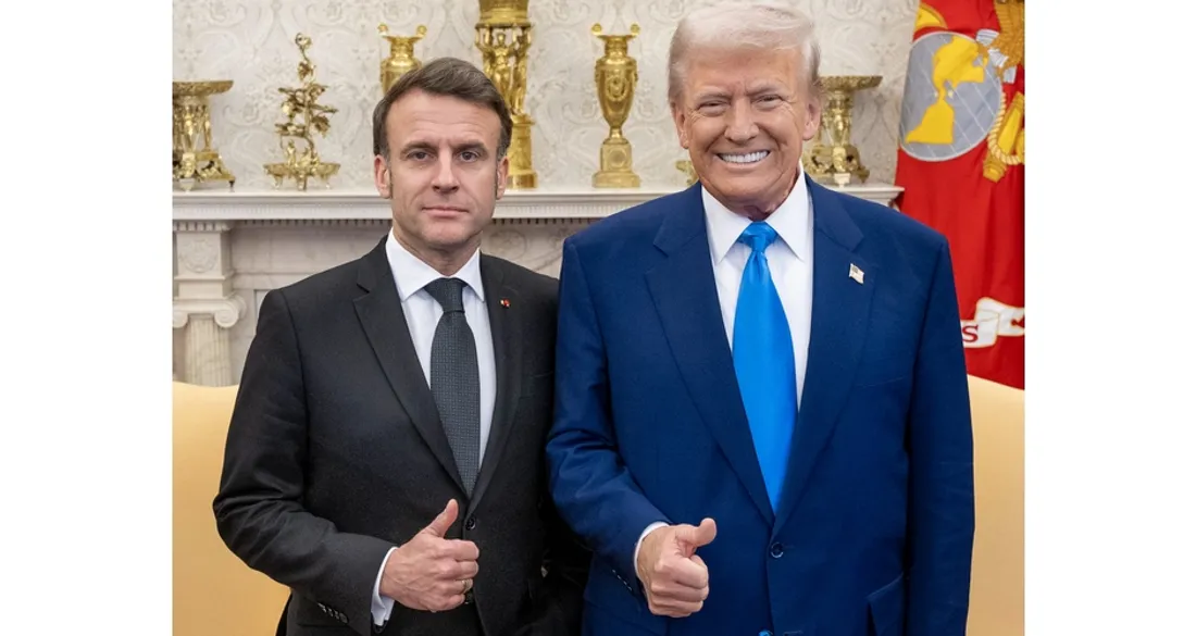 Emmanuel Macron et Donald Trump