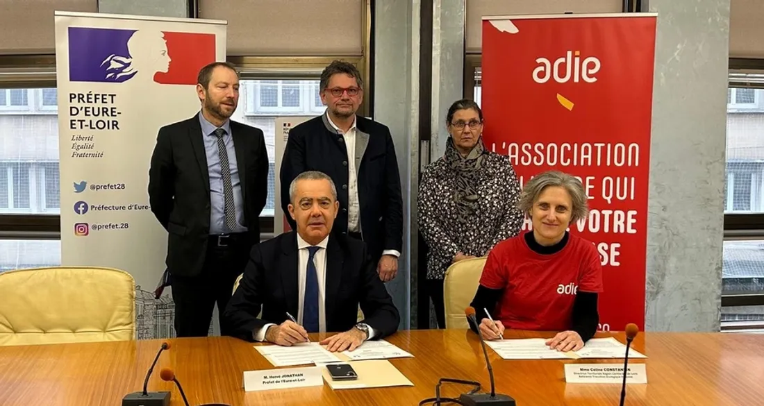 Convention entre la préfecture d'Eure-et-Loir et l'Adie
