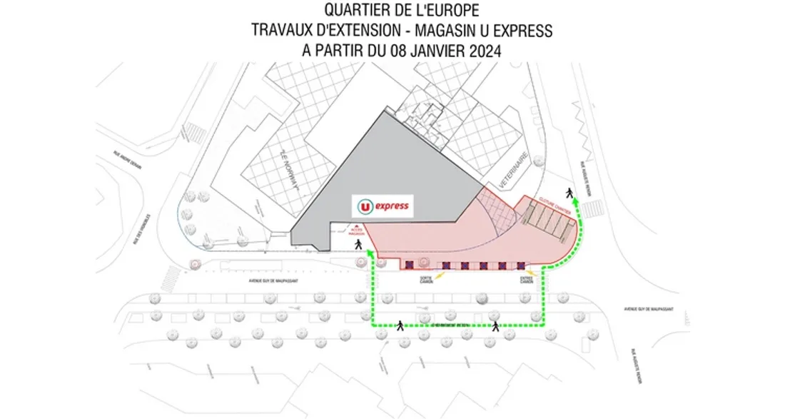 Travaux d'extension