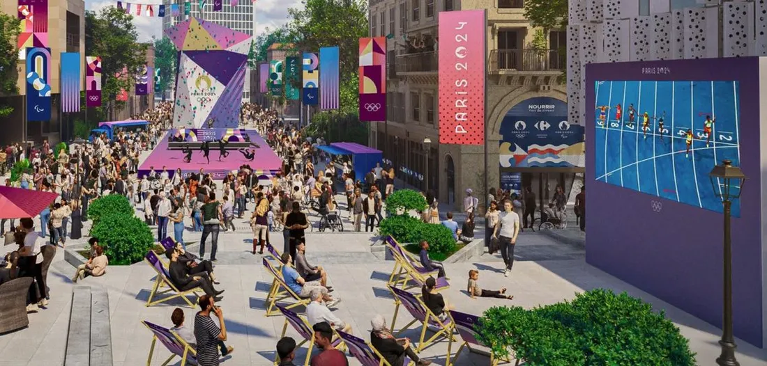 Fan zone pour les Jeux Olympiques de 2024