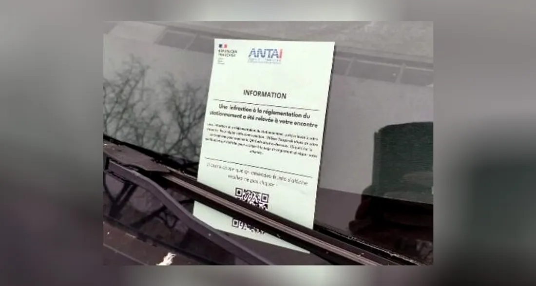 Fausse contravention avec QR Code