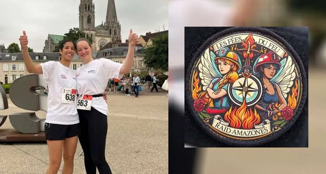 Amelle, Tiphaine et leur écusson