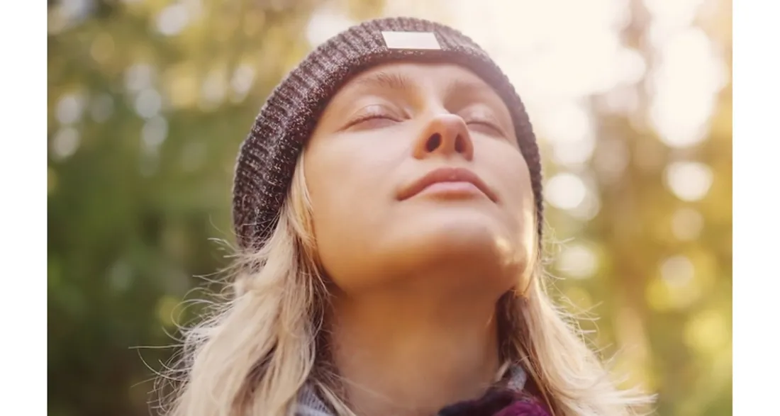 Femme qui respire