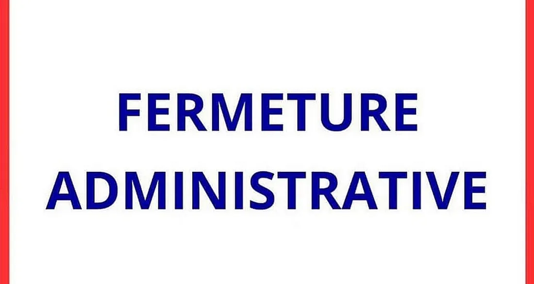 Fermeture administrative