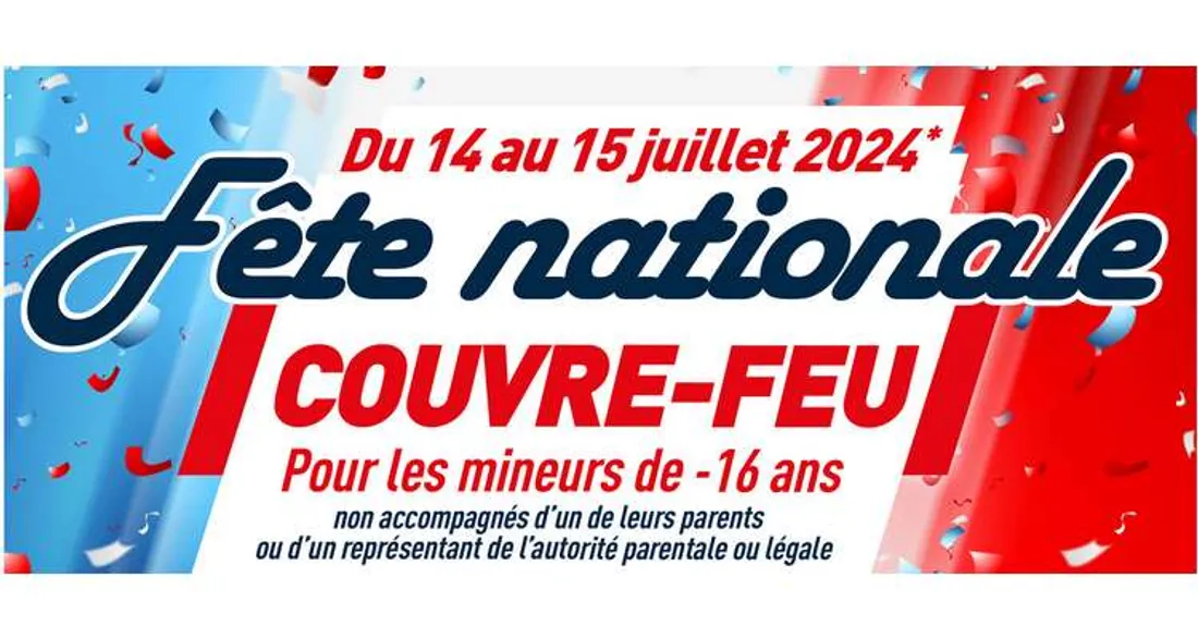Couvre-feu pour la fête nationale