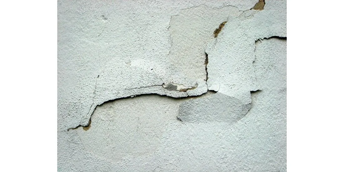 Fissures sur une habitation