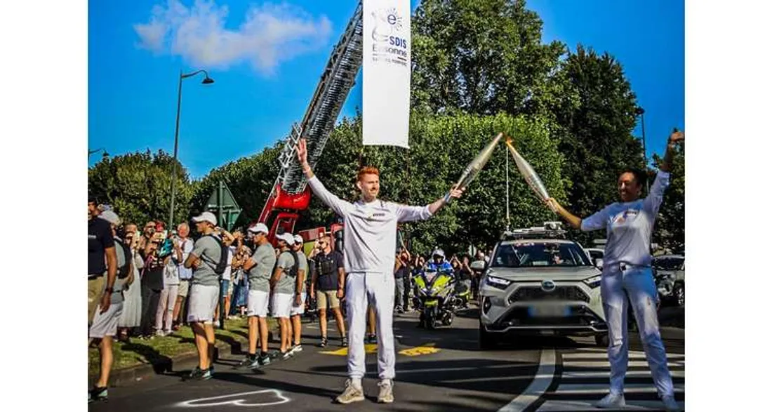 Passage de la flamme olympique