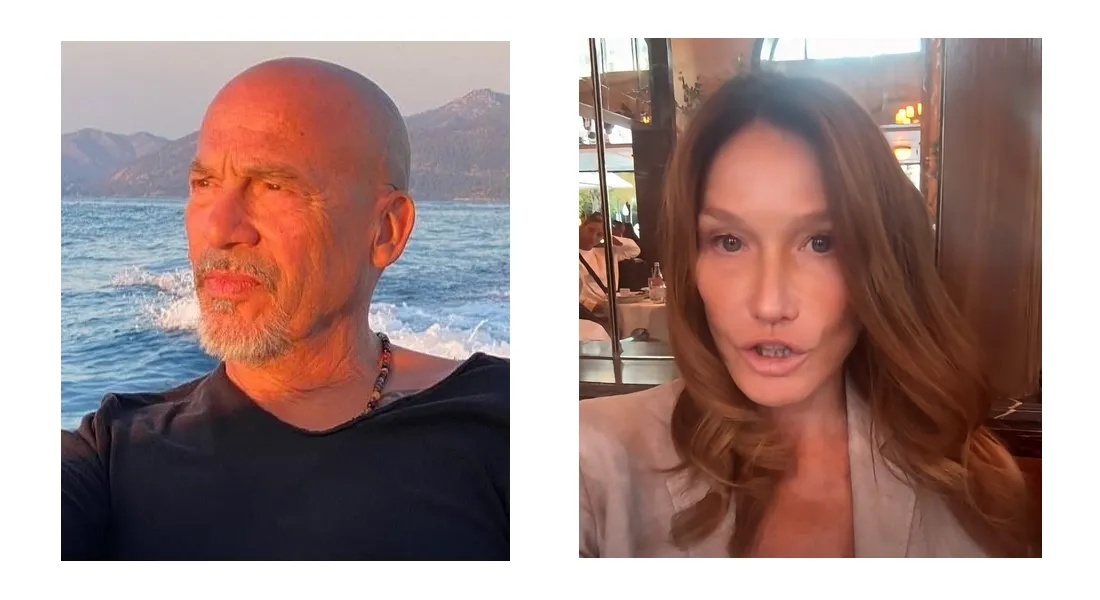 Florent Pagny et Carla Bruni