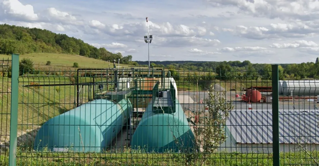 Forage de pétrole à Nonville