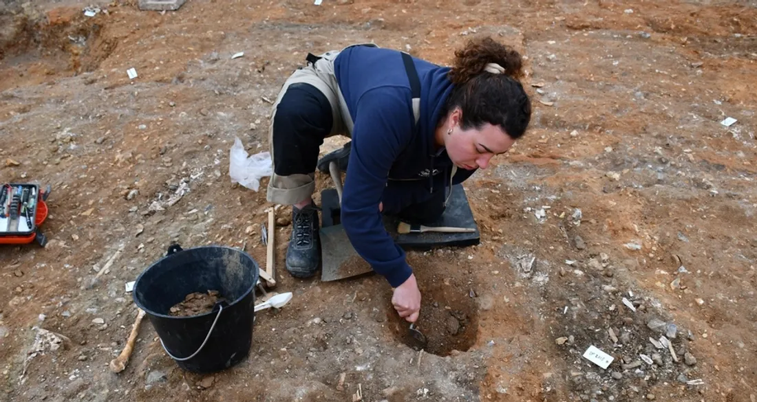 Fouilles à Mantes-la-Jolie