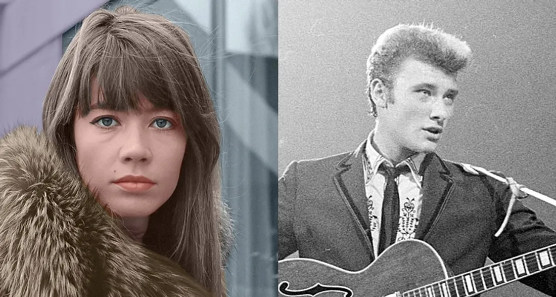 Françoise Hardy et Johnny Hallyday