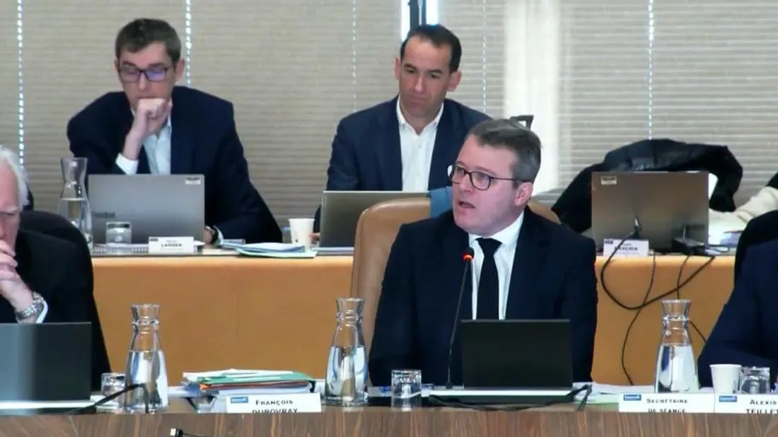 François Durovray à l'assemblée départementale