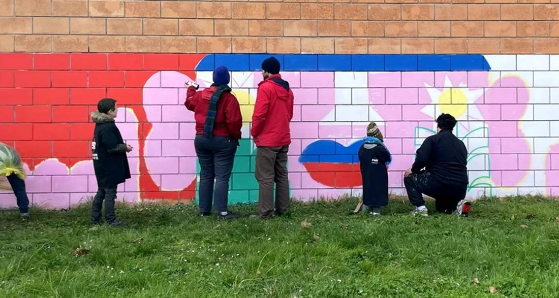 Fresque de street-art