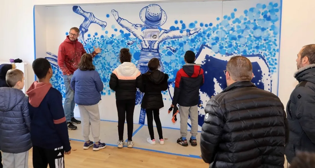 Fresque à la vélo-école