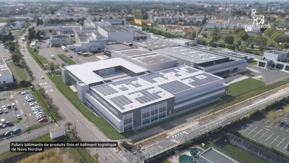 Futurs bâtiments Novo Nordisk à Chartres
