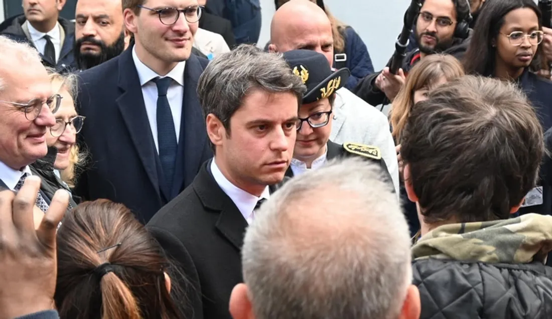 Gabriel Attal à Viry-Châtillon