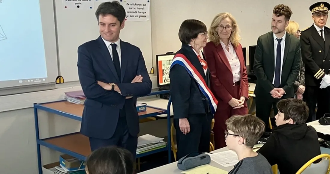 Gabriel Attal à Chartres