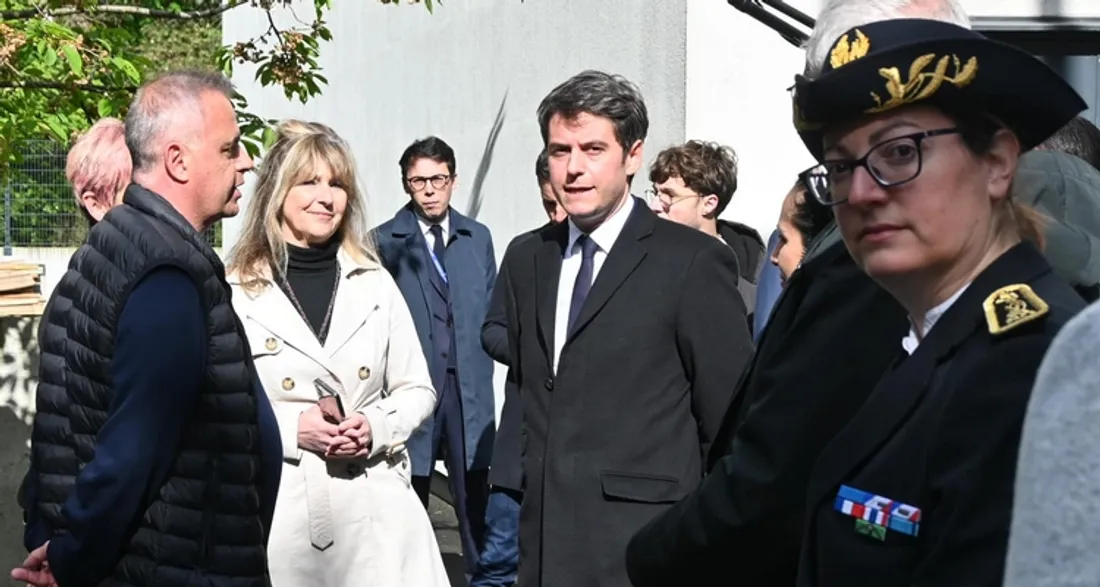 Gabriel Attal à Viry-Châtillon