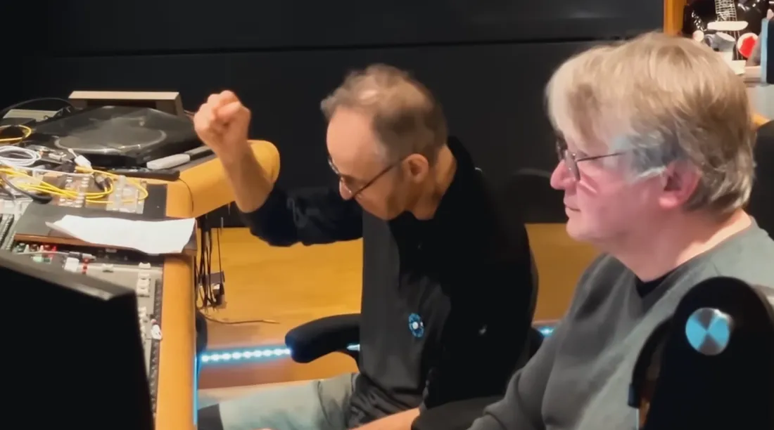 Jean-Jacques Goldman en studio