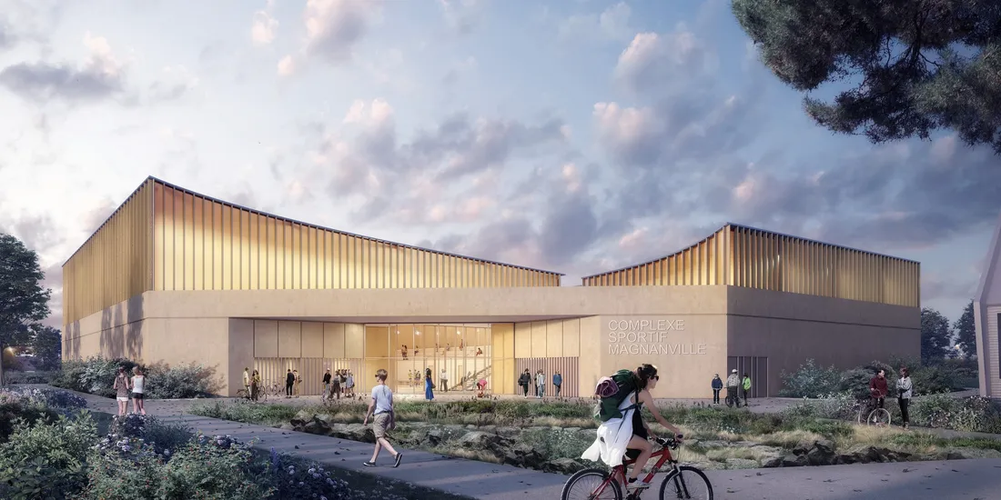 Future halle des sports à Magnanville