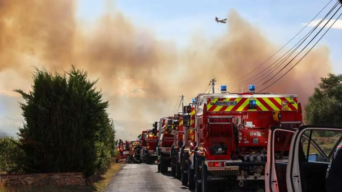 Incendie dans les Pyrénées-Orientales