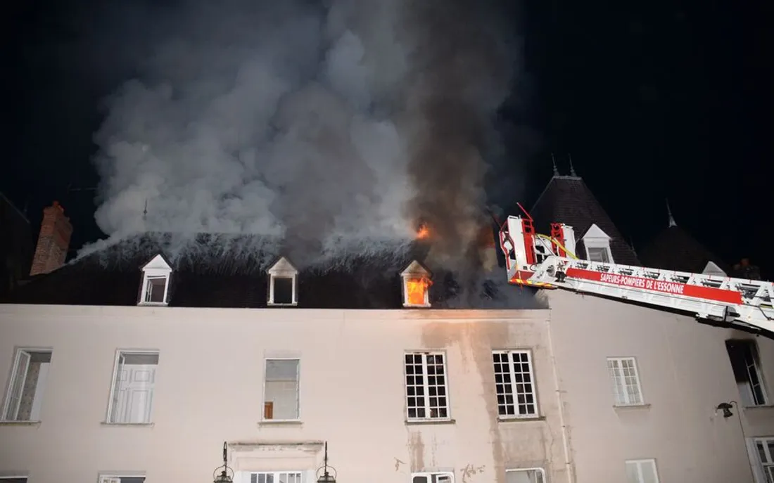 Incendie au château de Chantambre