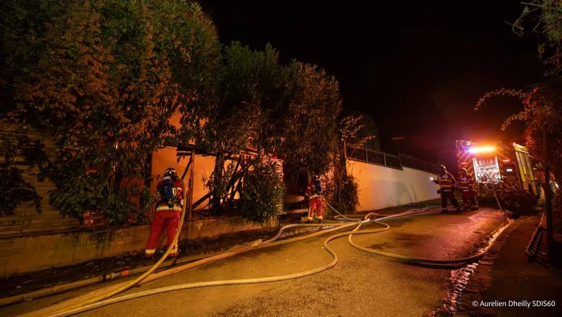Incendie à Élincourt-Sainte-Marguerite