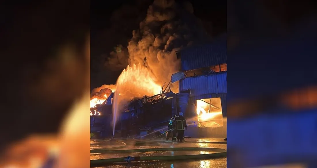 Incendie de Paprec à Amiens Nord