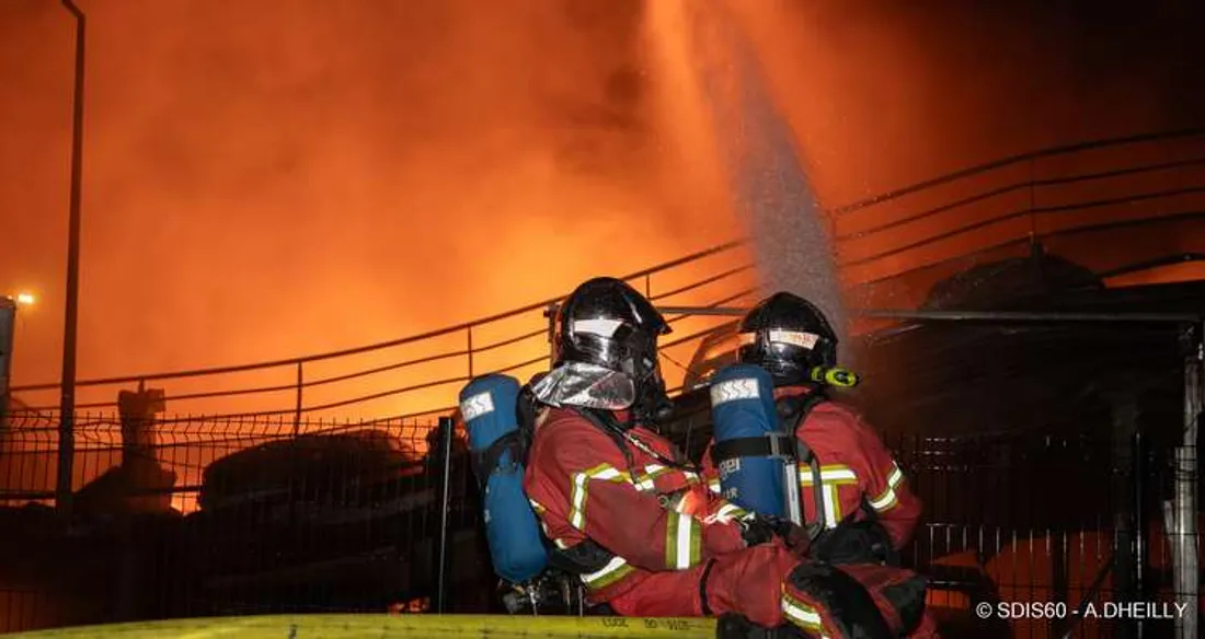 Incendie à Saint-Maximin