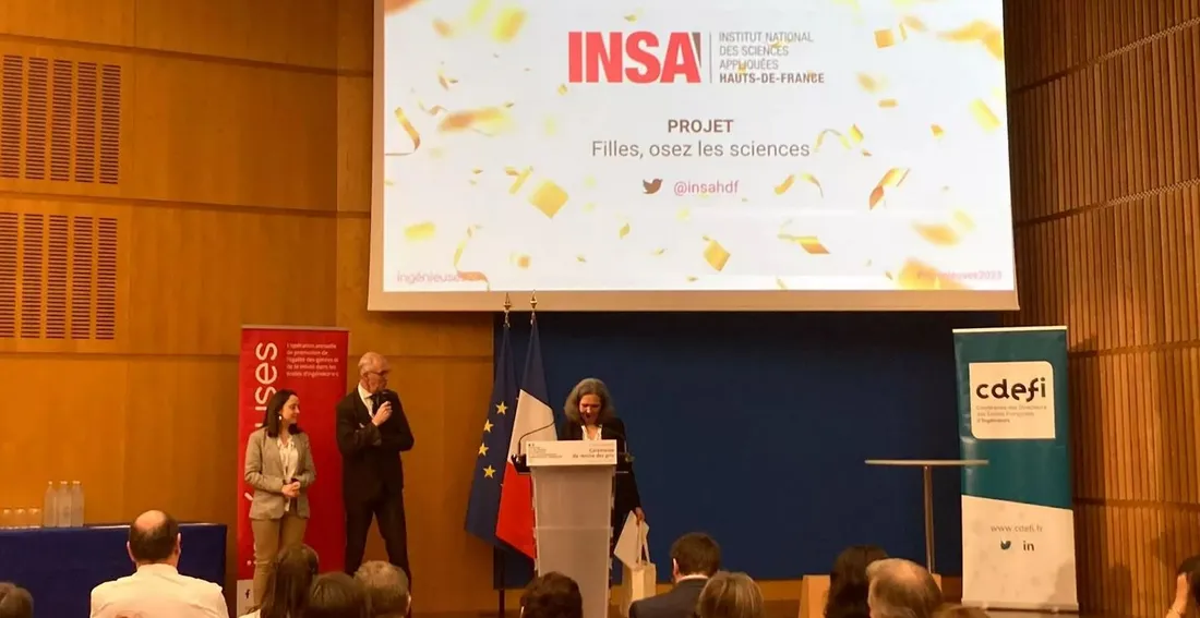 Remise de prix pour l'INSA Hauts-de-France