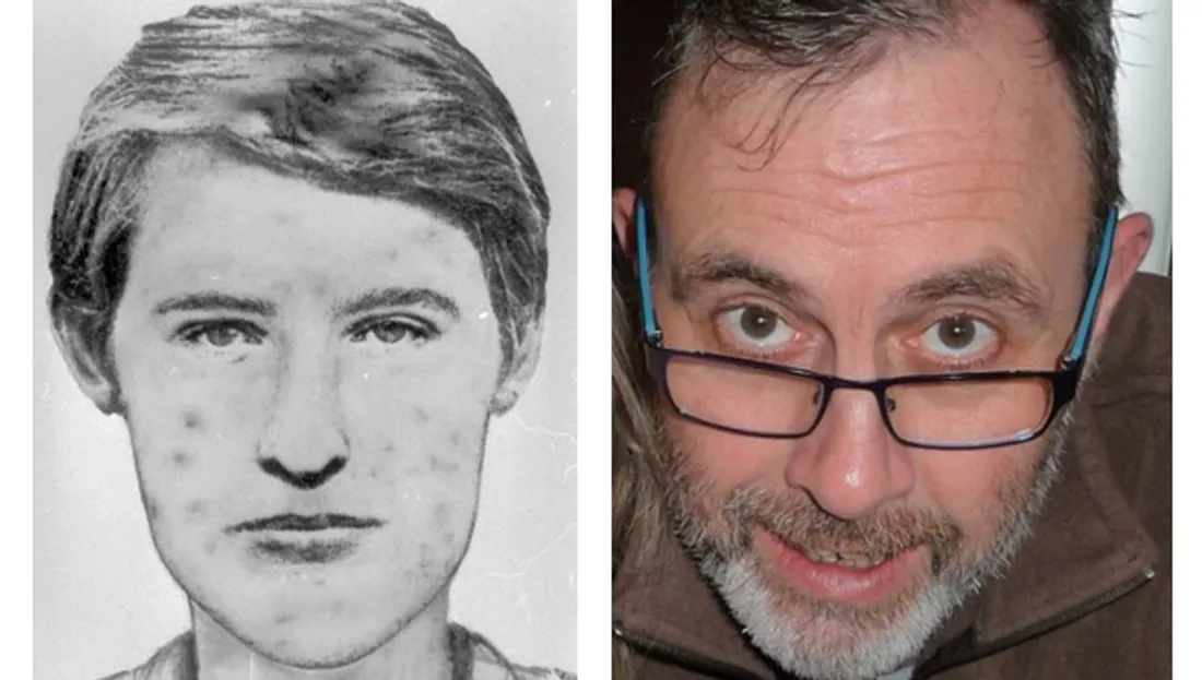 Portrait-robot du Grêlé et photo de François Vérove