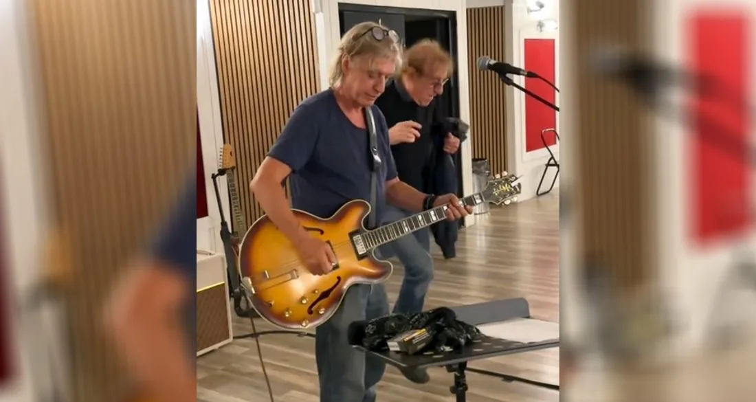 Jean-Louis Aubert et Alain Souchon