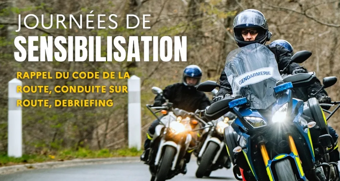 Journées de sensibilisation pour motards