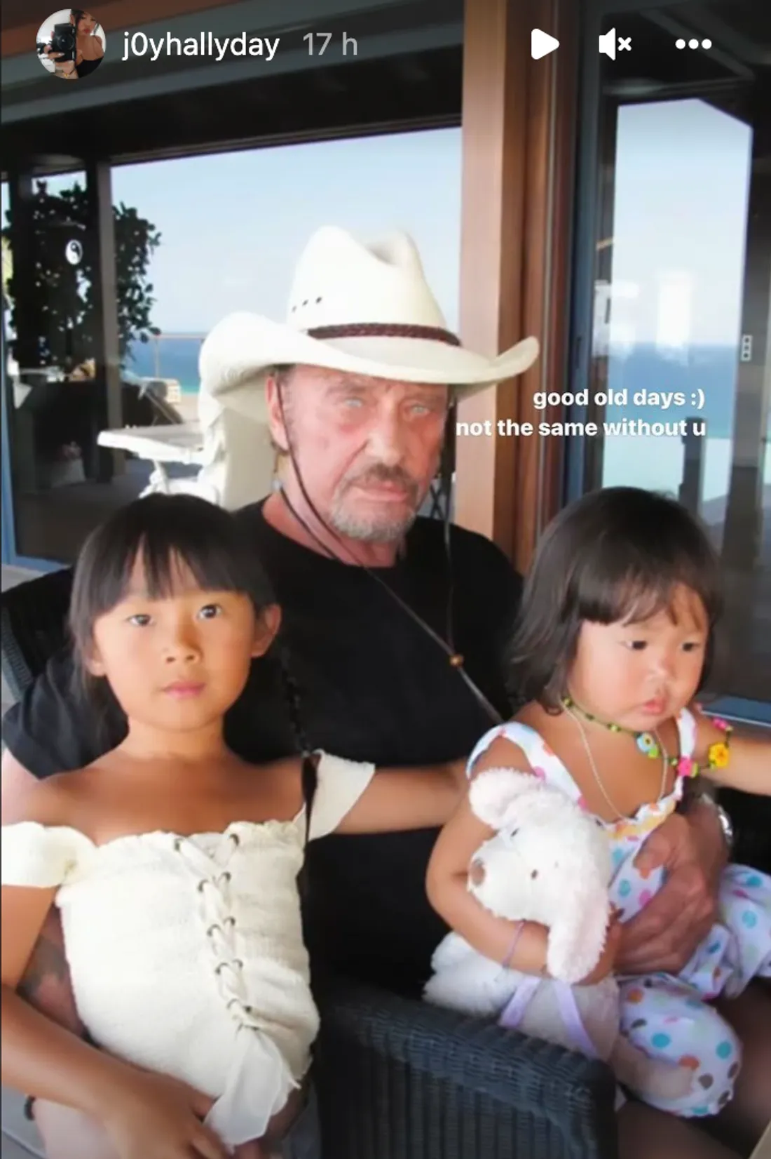 Joy, Jade et Johnny Hallyday