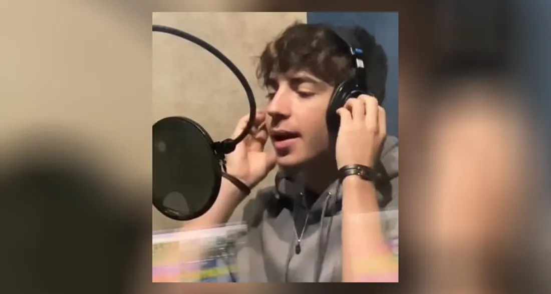 Léon Hesby enregistre sa chanson