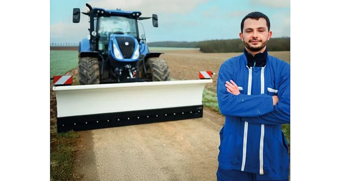 Lucas Jacquemard, agriculteur engagé pour rendre les routes praticables