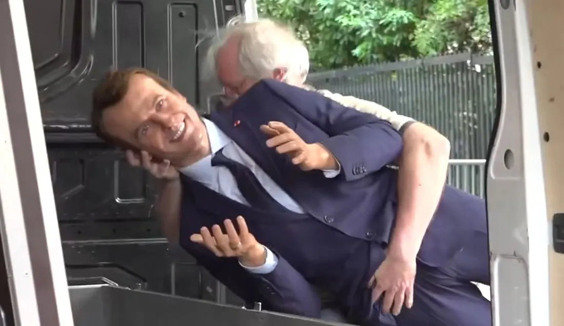 Emmanuel Macron en cire