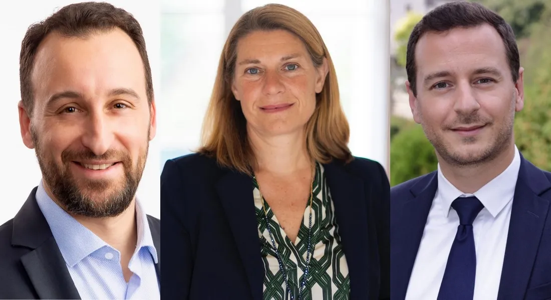Abdelafid Mokhtari, Bénédicte de Cacqueray et Gabriel Melaimi